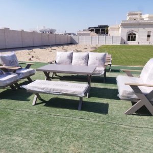 Feel Nice Interior Design - Artificial Grass Outdoor Lounge Dubai